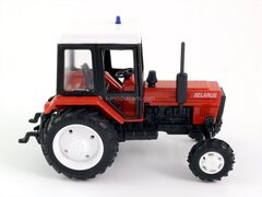 Tractor MTZ-82 Belarus Fire Protection red metal 1:43 Agat Mossar Tantal