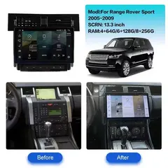 Магнитола Range Rover Sport (2005-2009) Android 10 6/128GB IPS DSP 4G модель NH-1303