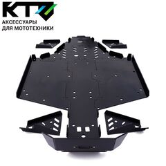Пластиковая защита KTZ для квадроцикла ODES WORKCROSS 1000cc-3 HVAC защита днища и передних арок