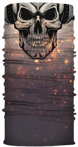 Картинка шарф-труба Skully Wear Tube fleece skull S18 - 3