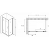 Abber Schwarzer Diamant AG301105-S805 Душевой уголок, 110x80x190