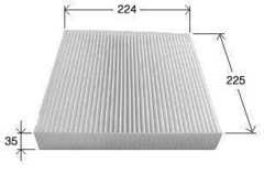 Фильтр салонный VIC  AC-205E