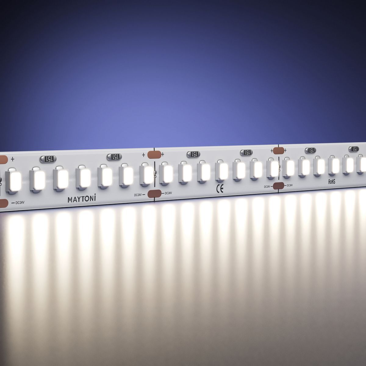 Светодиодная лента Maytoni 11W/m 252LED/m 2835SMD дневной белый 5M 201050