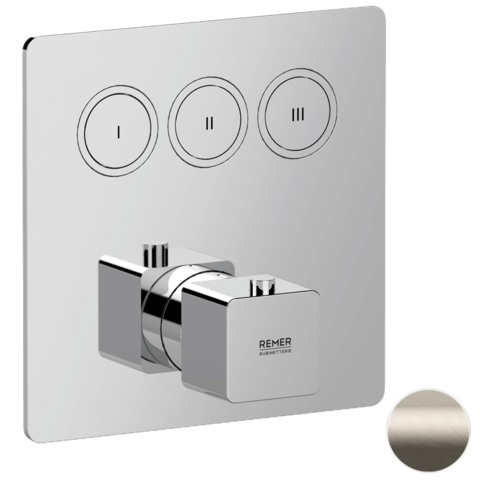 Remer AU99D3KBXV Смеситель термостатический для душа Remer Absolute AU99D3KBXV, сталь