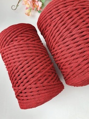 Bordeaux cotton cord 3 mm