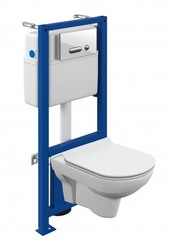 КОМПЛЕКТ CERSANIT CITY CO DPL EO SLIM + LINK PRO + INTERA СТЕКЛО БЕЛЫЙ