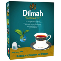 Чай Dilmah Цейлонский черный, 100 пак.х2г/уп