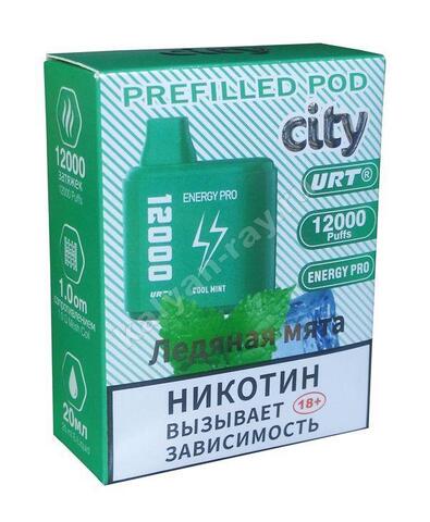 Картридж City Energy Pro Ледяная Мята 12000 затяжек