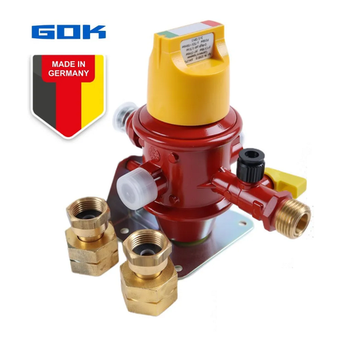 Автоматический клапан GOK с регулятором давления 4кг/ч 37 мбар для газобаллонных систем