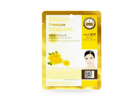 Маска с коллагеном и экстрактом молочка одуванчиков "Premium Dermal", 25г