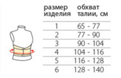 Корсет пояснично-крестцовый 