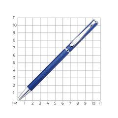 2306070002  - Ручка из серебра в синем корпусе с алмазными гранями
