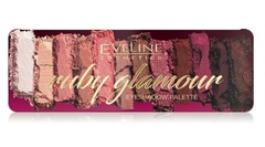 EVELINE Палетка теней для век 12 тонoв RUBY GLAMOUR 12г