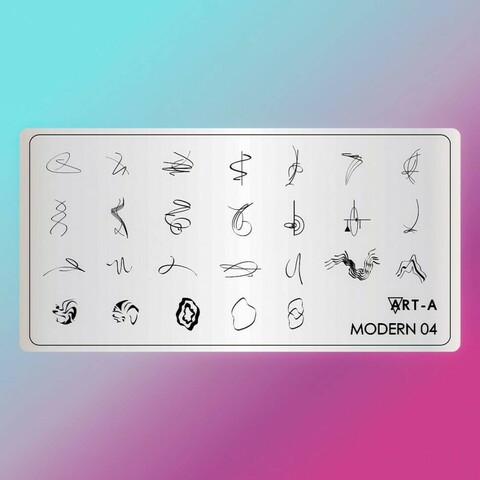 Пластина для стемпинга Art-A Modern 04