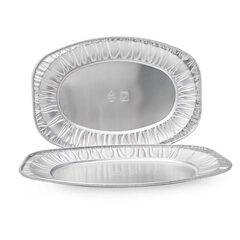 Алюминиевый поднос, 351 х 235 мм, 1200 мл (25шт/100шт)