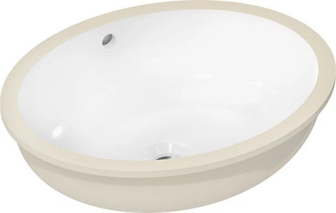 Hansgrohe 60152450 Xuniva D Раковина подстольная 450х350, с переливом, белый