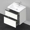 DE435401818 Duravit D-Neo Тумбочка подвесная, 634x452хh625 мм, 2 ящика, цвет: Белый матовый (для раковины 236765)