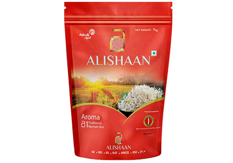 Непропаренный индийский рис басмати AROMA, 1кг