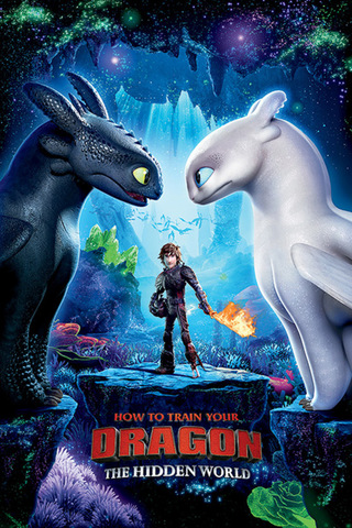 Постер How To Train Your Dragon. The Hidden World 231-PP34451