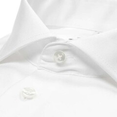 Сорочка мужская Seidensticker Slim Fit 01.693677-01 белая из оксфорда