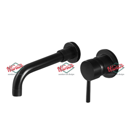 Встраиваемый смеситель  для раковины Warmer Black Line 210070