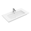 Villeroy&Boch 4104AL01 Раковина, Villeroy&Boch, Venticello, ширина, мм-1000, глубина, мм-500, высота, мм-170, тип установки-на тумбу, отверстия для смесителя-1 сквозное, 2 промаркированных, с переливом, материал-керамика, цвет-альпийский белый