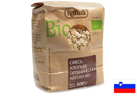 Смесь хлопьев NATURA BIO, 500г