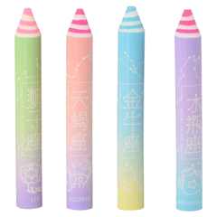 
          Детские ластики-карандаши 13,5 см длиной 1 штука с изображением созвездия, MC-Basir, стерка в форме толстого карандаша для школы, мягкость 0.5