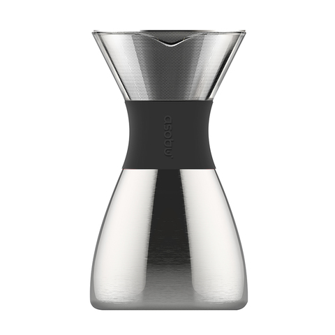 Кофеварка портативная Asobu Pour Over (1 литр), серебристая