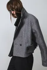 Пальто STONE серое