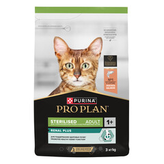 Pro Plan сухой корм для стерилизованных кошек для поддержания МПС (лосось) 3 кг