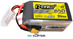 АКБ Gens Ace Tattu R-Line 650mAh 22.2V 95C 6S Lipo Battery Pack with XT30 Plug
