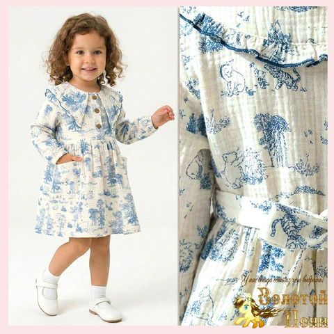Платье муслин д (3-7) 251201-Z1018