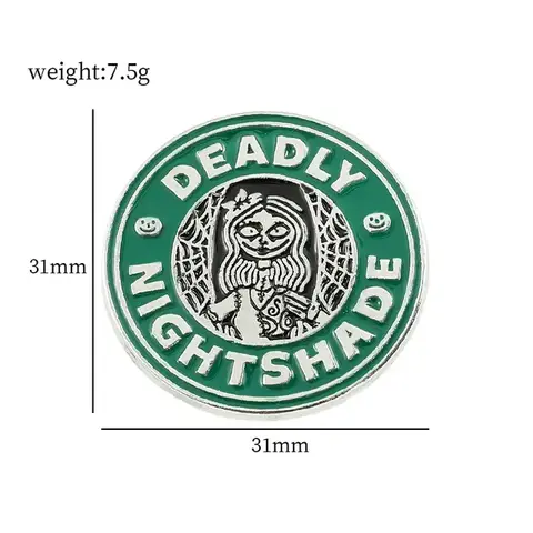 Кошмар перед Рождеством значок металлический Джек Скеллингтон Салли