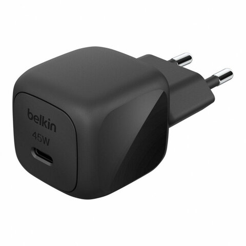 Зарядное устройство Belkin Boostcharge Compact Wall Charger 45W USB-C PD , PPS, черынй