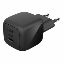 Зарядное устройство Belkin Boostcharge Compact Wall Charger 45W USB-C PD , PPS, черынй