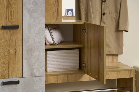 Прихожая Трамп крафт / бетон