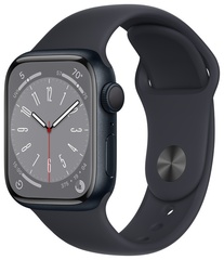 Смарт-часы Apple Watch Series 8 41 мм Aluminum черный Midnight