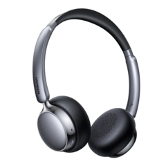 Наушники UGREEN HP207 (75630) Studio Plus Bluetooth Active Noise-Cancelling Headphones, серебристо-черный