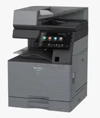 МФУ Sharp BP-50M55EU Монохромное МФУ формата A3 - стандартно: 55/26 отпечатков формата A4/A3 в минуту копир/сетевой PCL5-, PCL6-принтер/сетевой цветной сканер, формат бумаги от A6R до A3W, цветная сенсорная панель управления диагональю 10,1