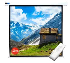 Экран Cinema S'OK SCPSM-250X250 139'' 1:1 настенно-потолочный, моторизованный, Matt White, белый корпус