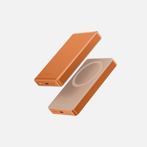 Ультратонкий внешний аккумулятор Energea Alupac 10K, 10000MAH MAGSAFE, Оранжевый | Orange