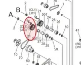 Муфта электромагнитная для автоподатчика Canon iR-3225, 3230, 3235, 3245