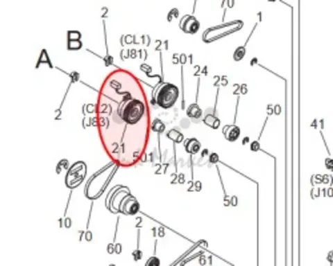 Муфта электромагнитная для автоподатчика Canon iR-3225, 3230, 3235, 3245