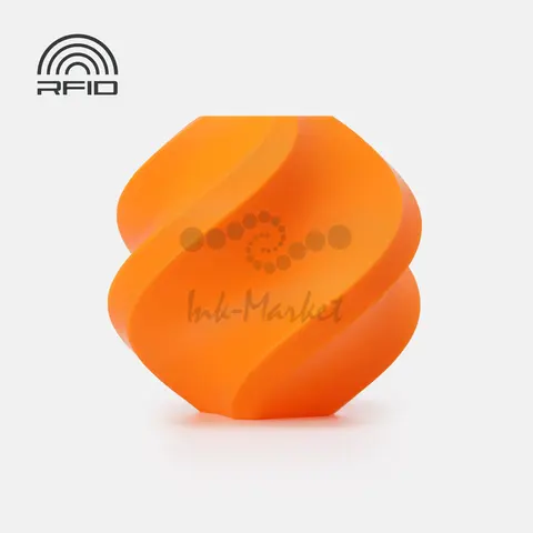 Пластик для 3D-печати Bambu Lab PLA Basic, 1.75 мм, 1 кг, тыквенно-оранжевый (Pumpkin Orange), без катушки, A00-A1-1.75-1000-SPLFREE