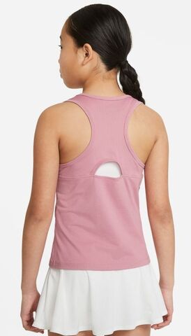 Топ для девочек Nike Court Dri-Fit Victory Tank G - elemental pink/white