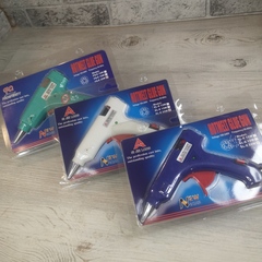 Термопистолет клеевой Белый 