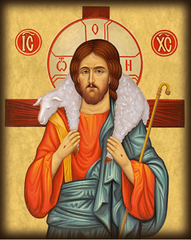 Икона Спасителя Добрый Пастырь