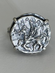Пегас (кольцо из серебра)