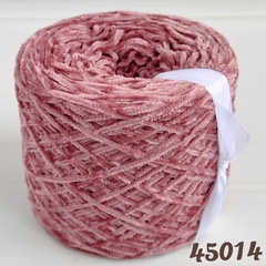 Велюр бобинный 450м/100гр (3мм) 45014, Розовый коричневый